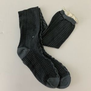 Unknown Brand Womens Tigh-high Tight Socks Grey OS